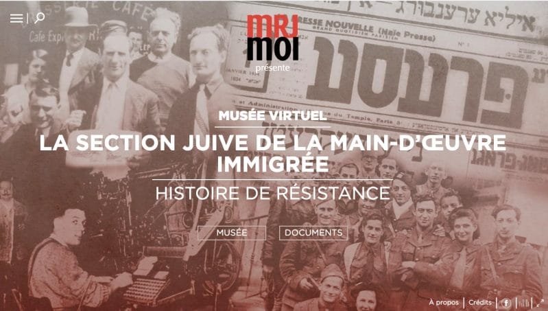 MRJ MOI - Association pour la Mémoire des Résistantes Juilfs de la Main d'Oeuvre immigrée en France pendant la Seconde Guerre Mondiale
