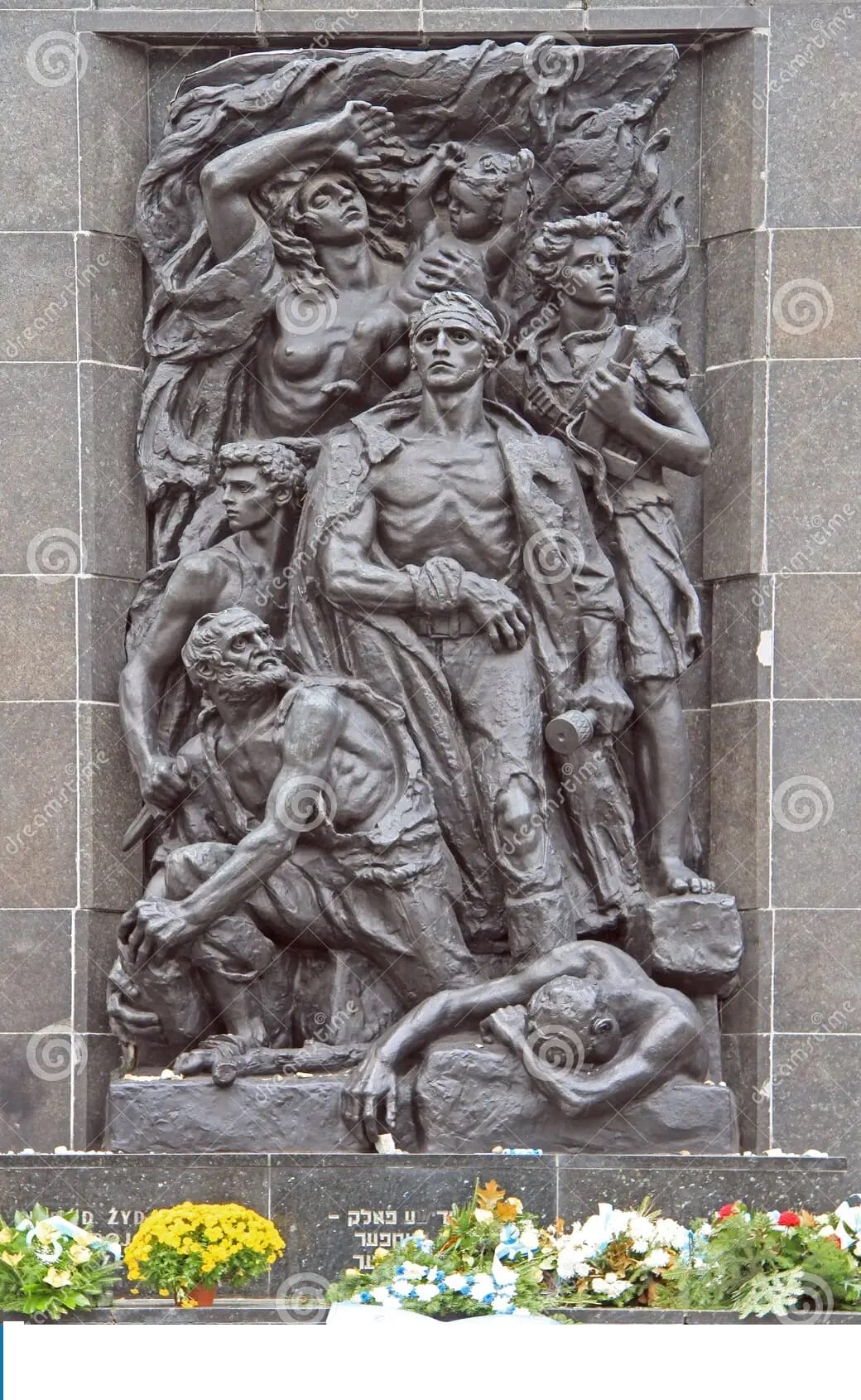 Monument commémorant le soulèvement du Ghetto de Varsovie